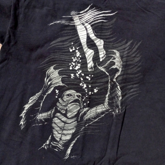 Classic Horror swamp monster gothy tee- presold @market - Picture 2 of 3